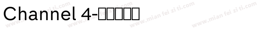 Channel 4字体转换